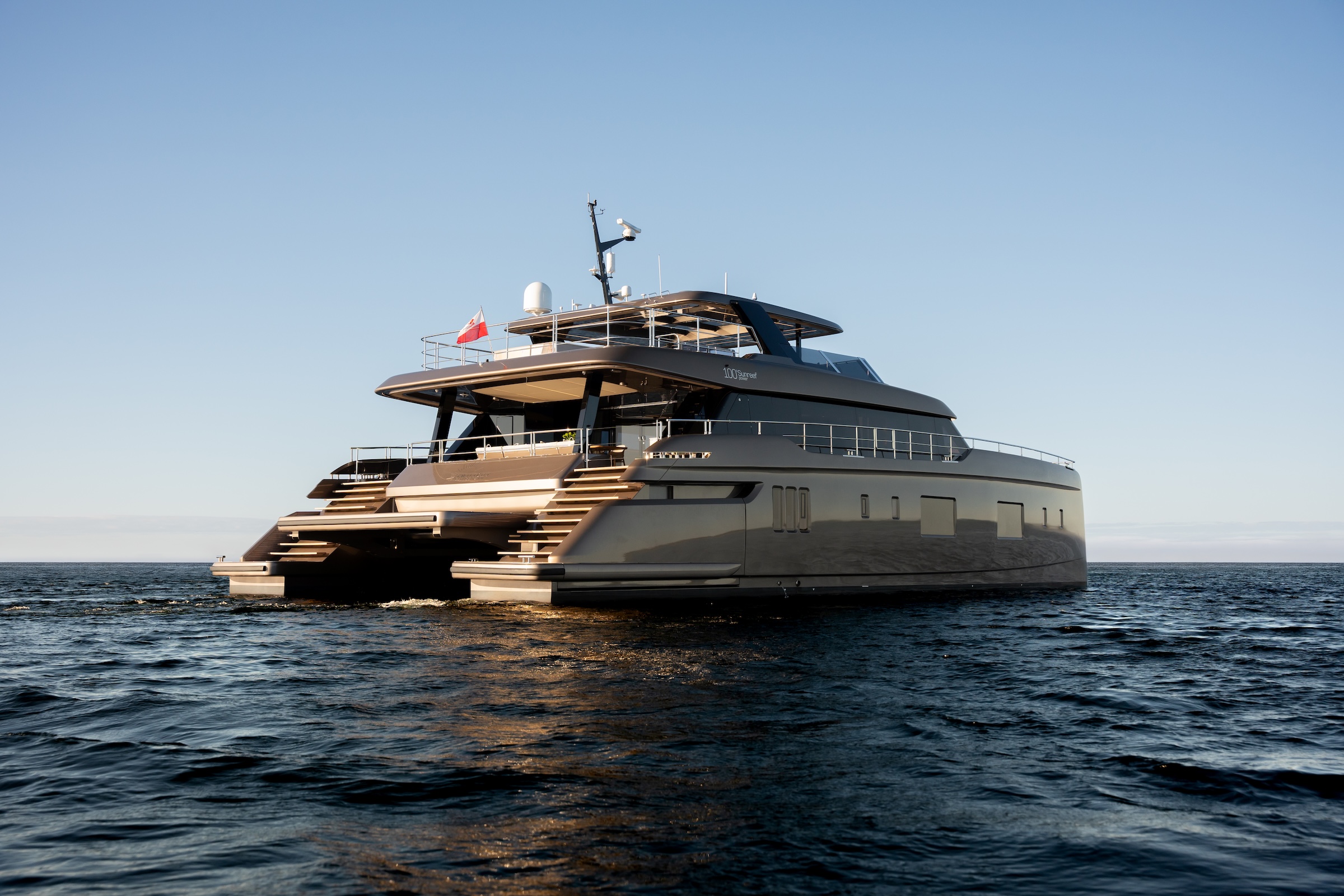 100 Sunreef Power underway