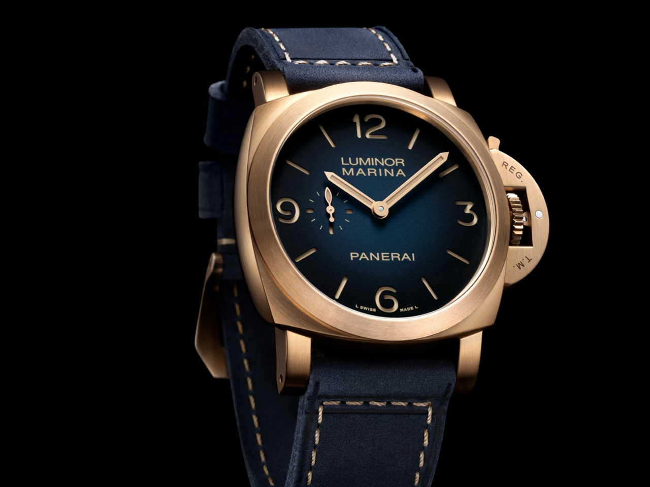 Panerai Luminor Marina Bronzo, additional view.