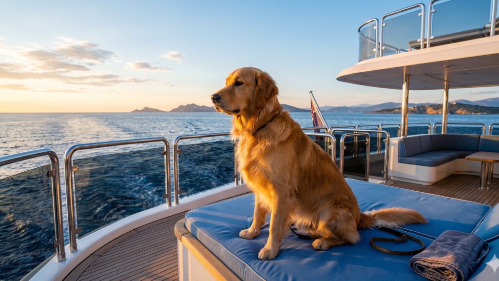 14 Dog en Popa de Superyate