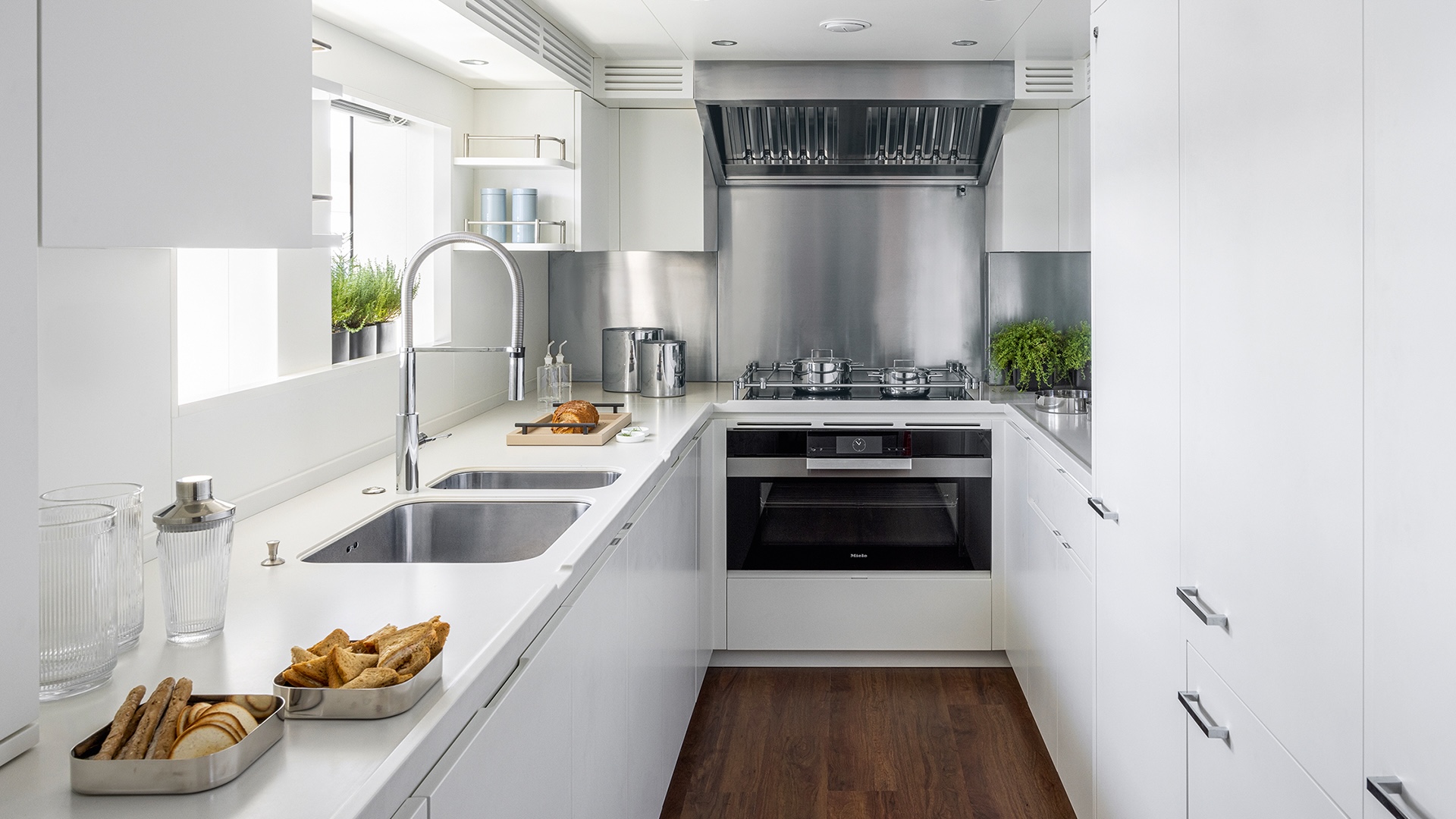 Custom Line 50 galley