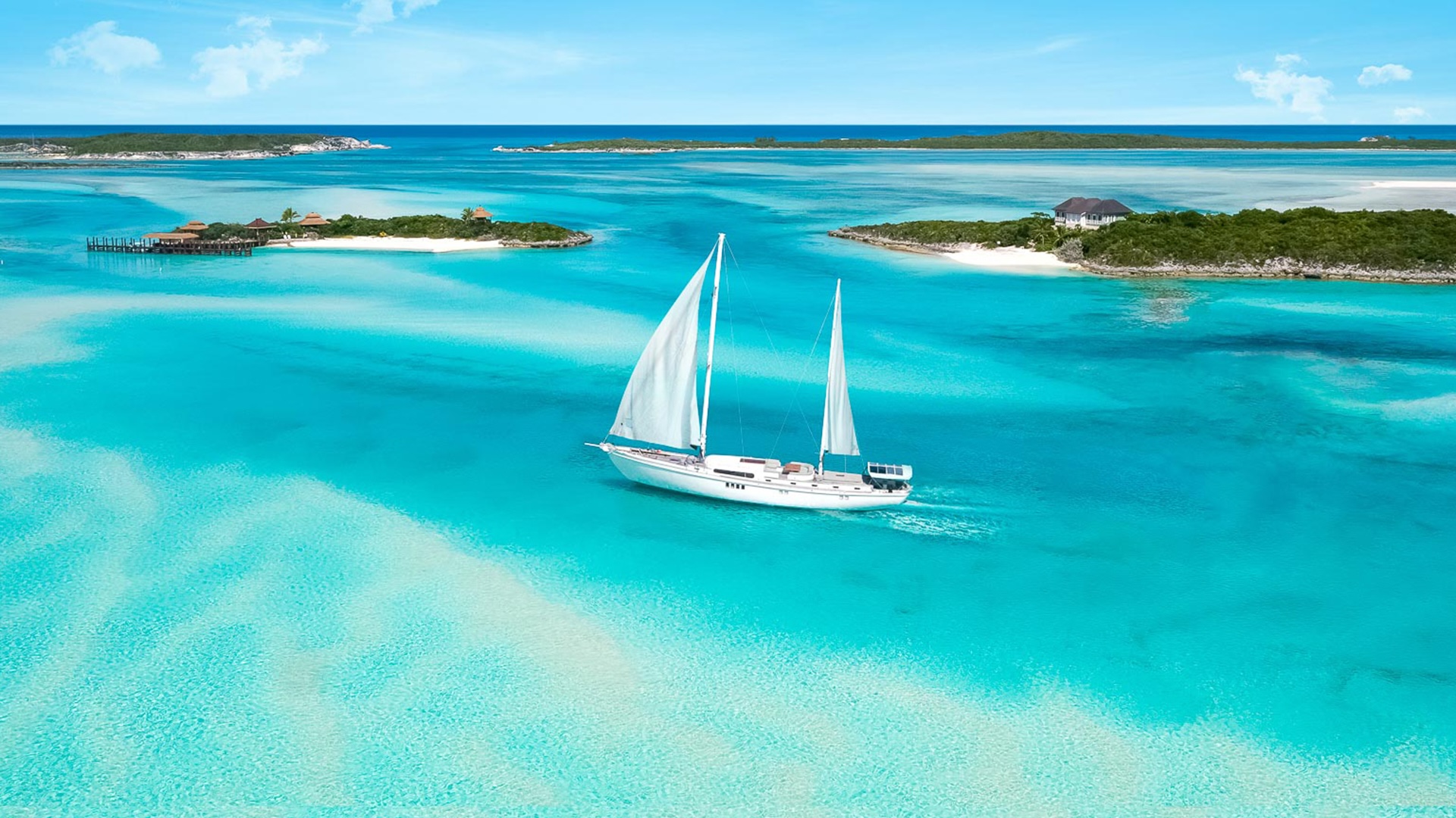 Berry Islands aguas turquesas y bancos de arena