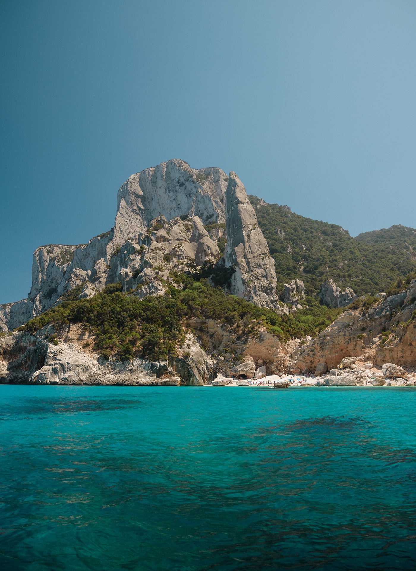 A turquoise cove in the Mediterranean