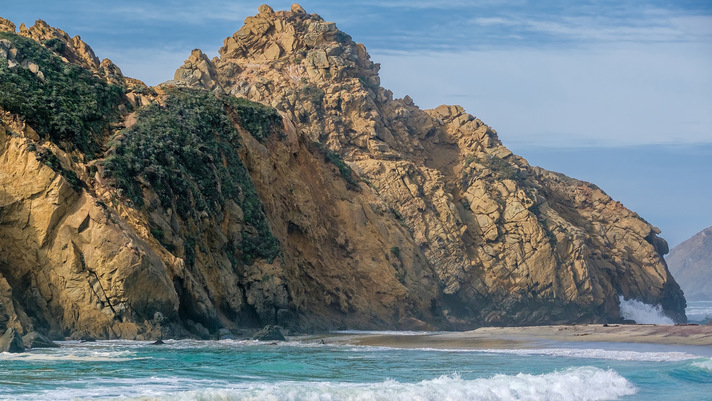 Rock formation at Pfeiffer Beach, California