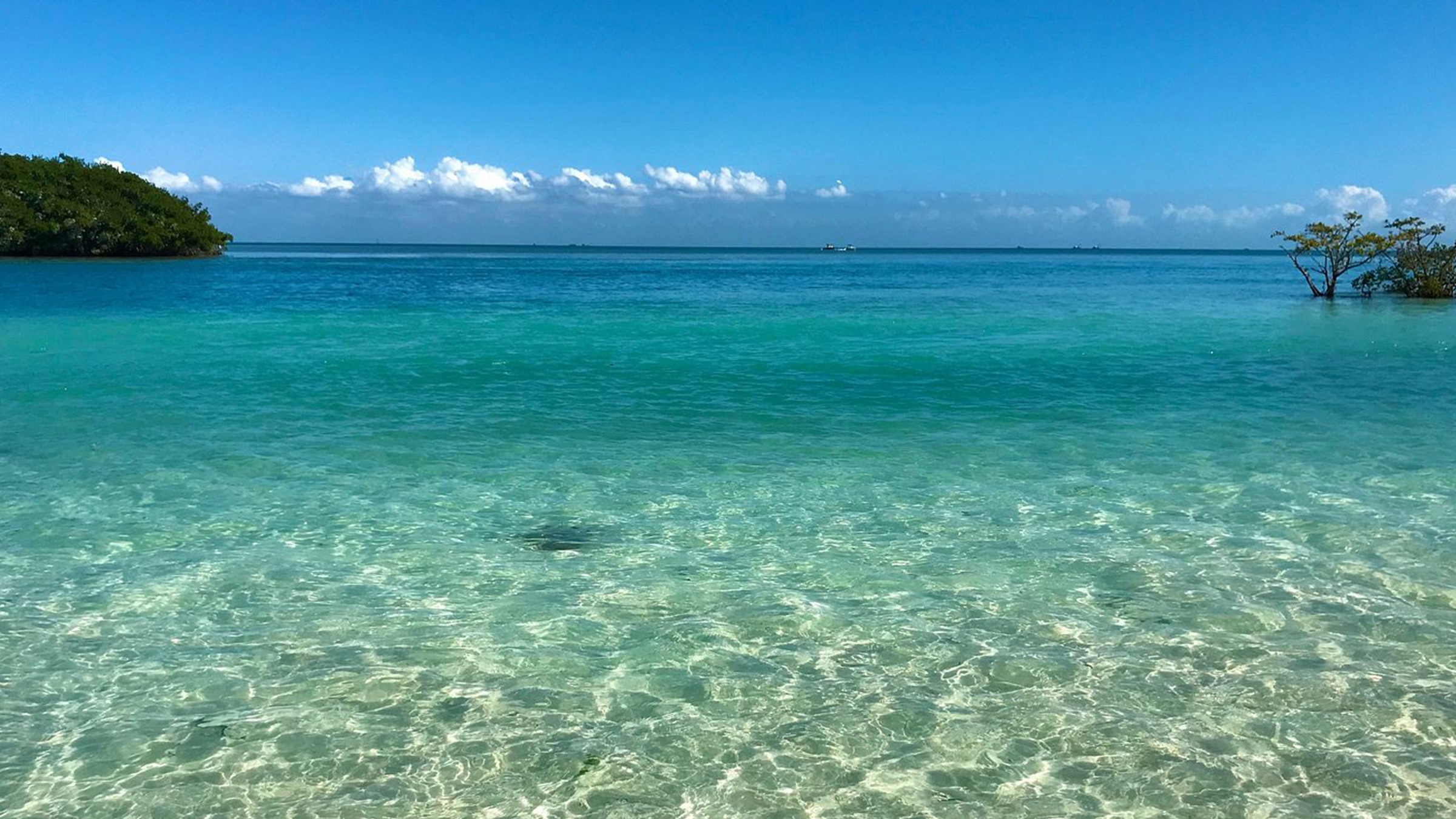 The water at the Keys