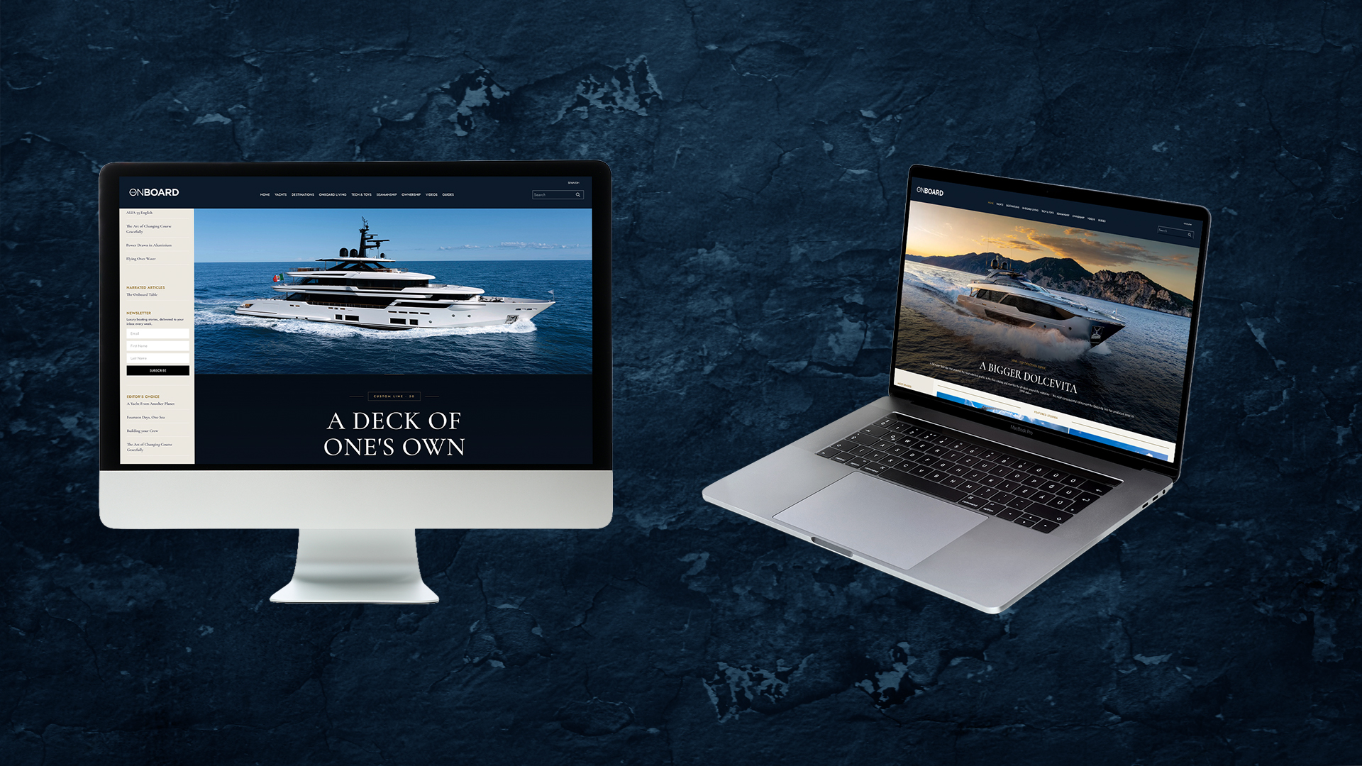 USA Onboard digital edition on desktop and laptop