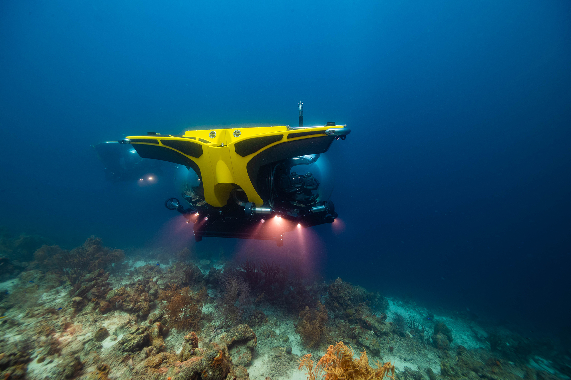 Cruise Sub 7 along the seabed