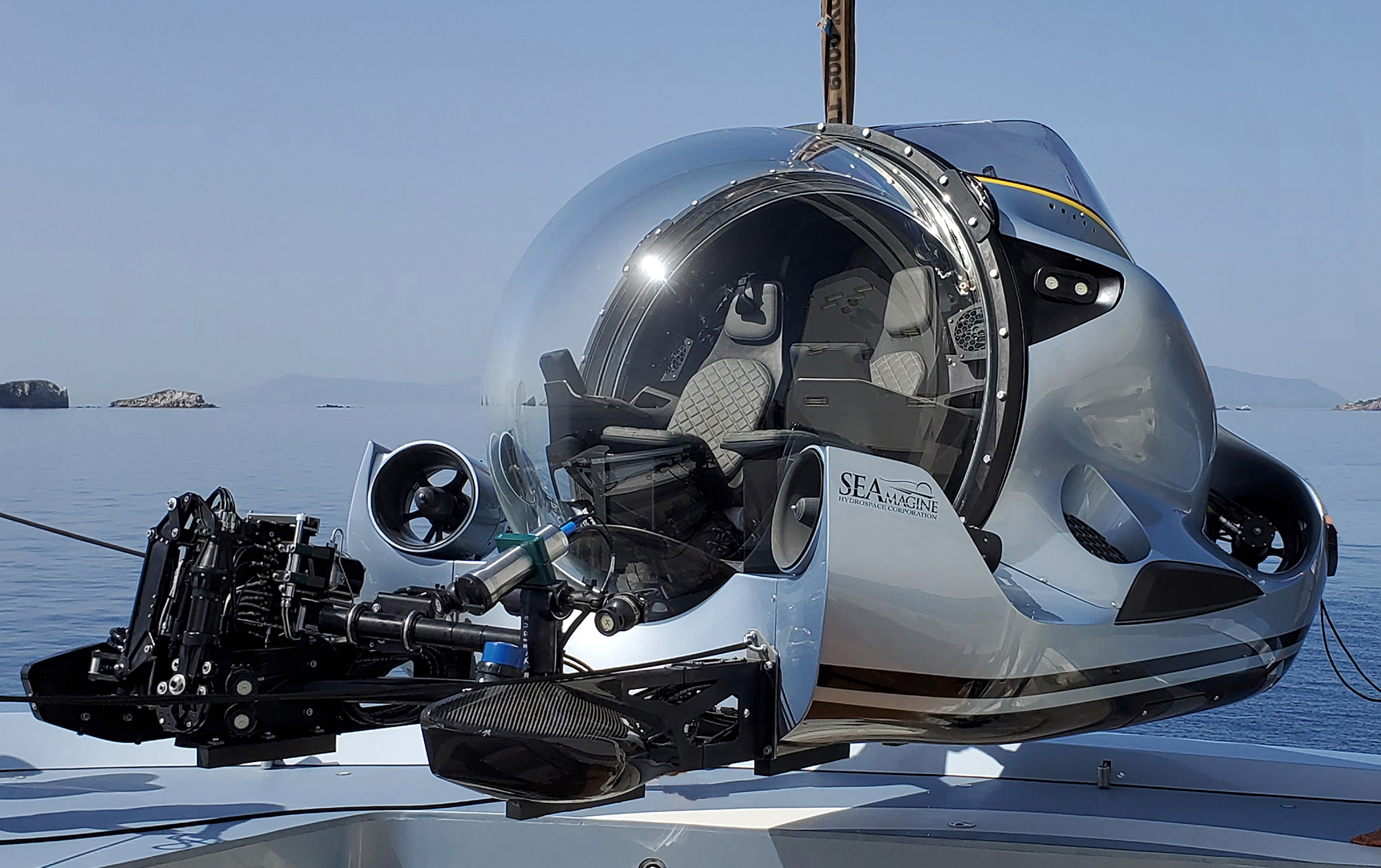 Aurora-3C on the crane