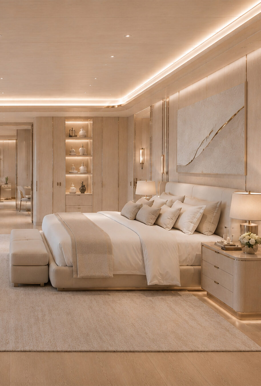 Rendering of the owner's suite interior
