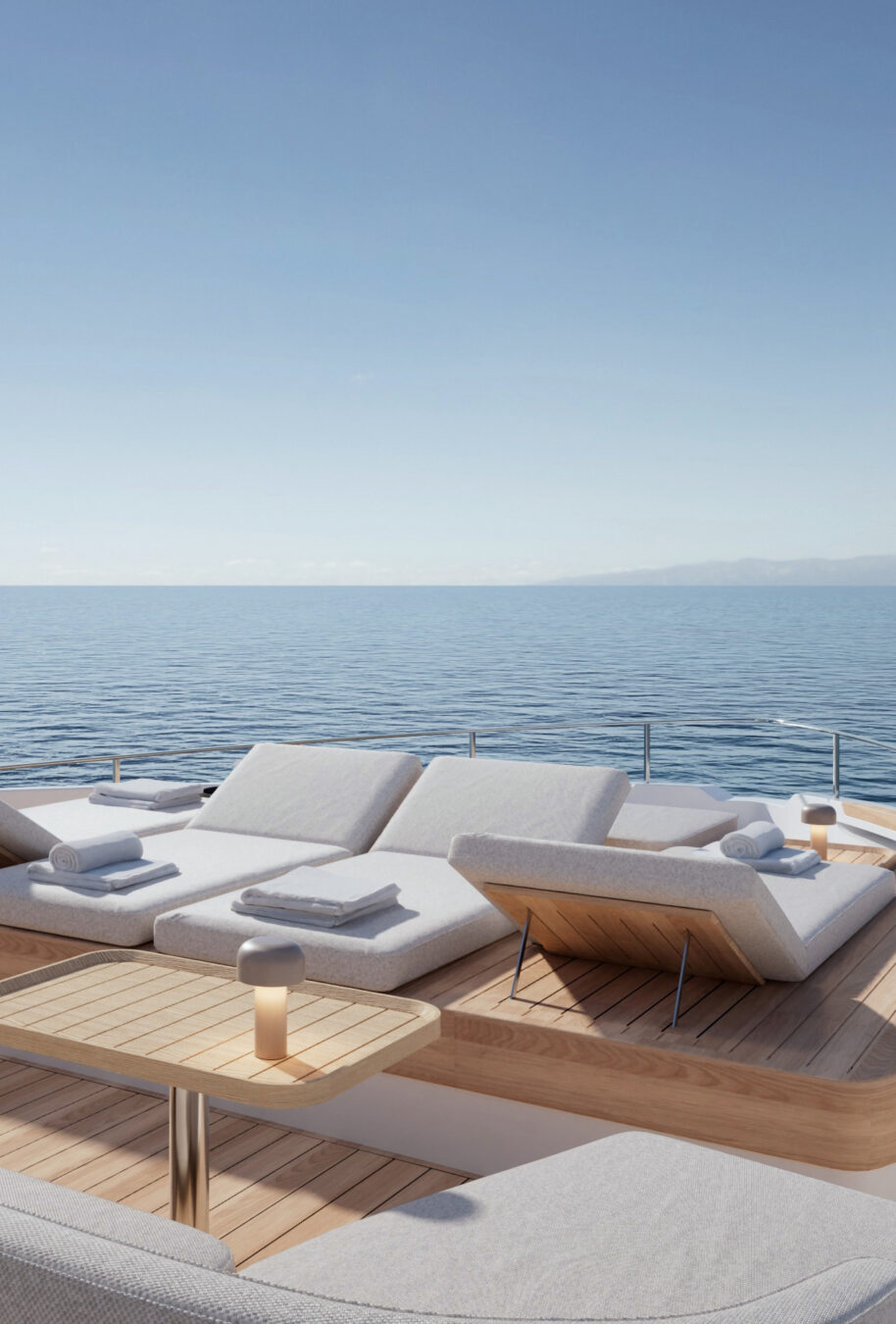 Interior del Custom Line Navetta 35
