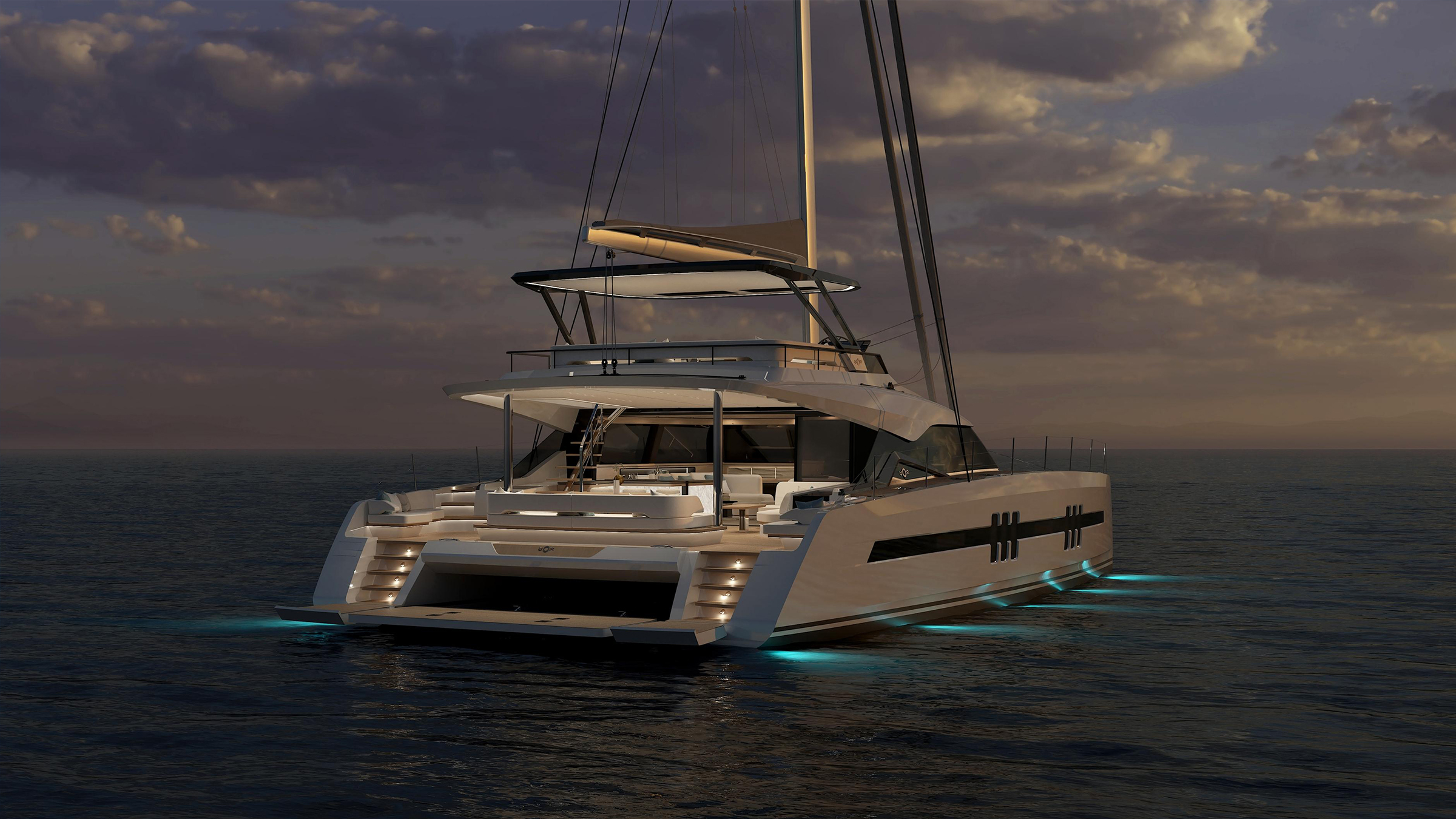 Oyster C60, el primer catamarán oceánico de la casa británica.
