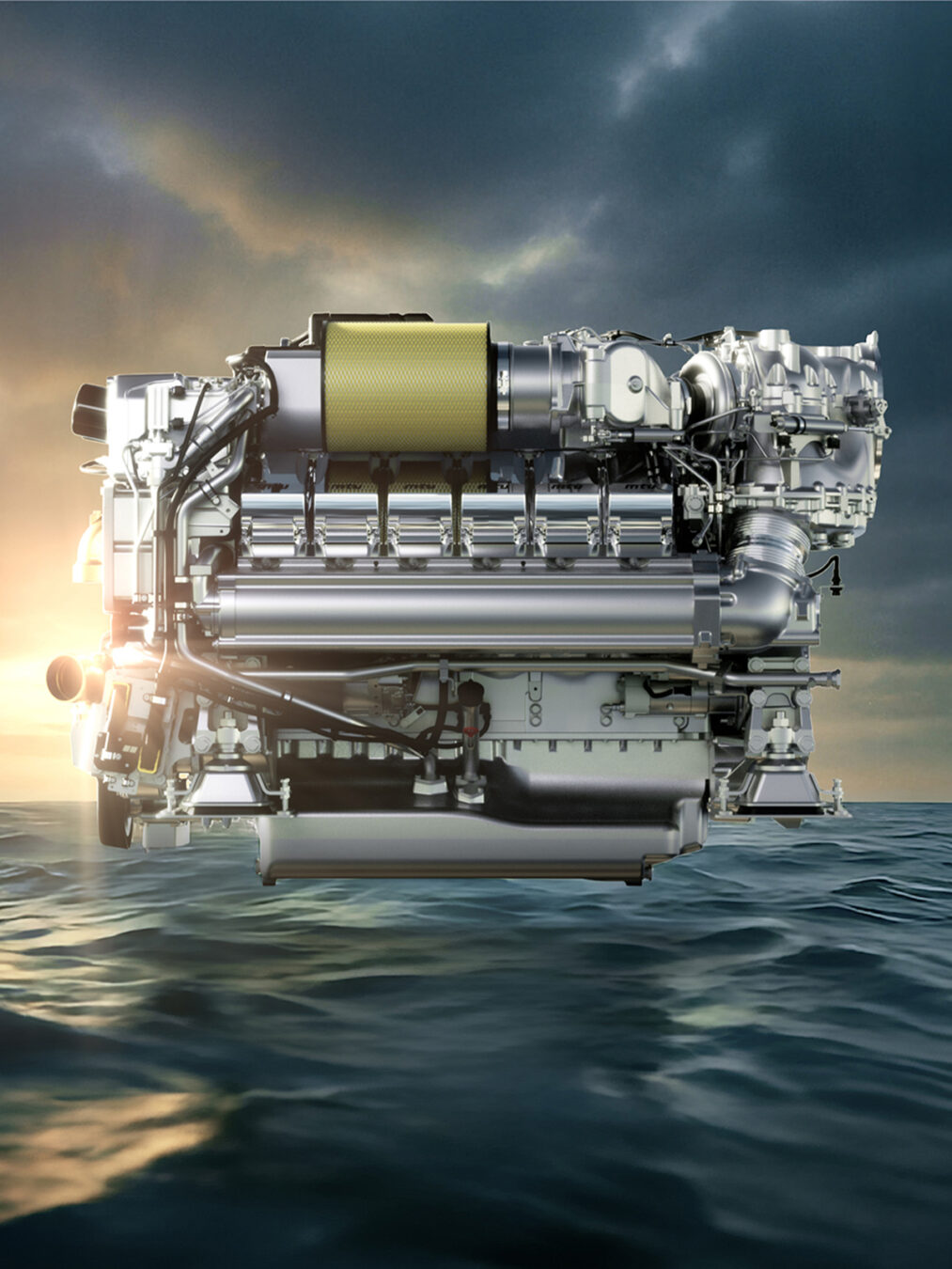 Gráfico del motor MTU 12V2000 M96Z